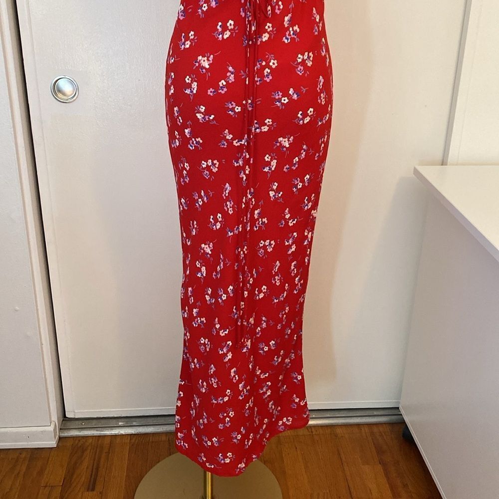 Flynn Skye Jackie Ciao For Now Red Floral Slip Dress Size XS - Picture 8 of 16